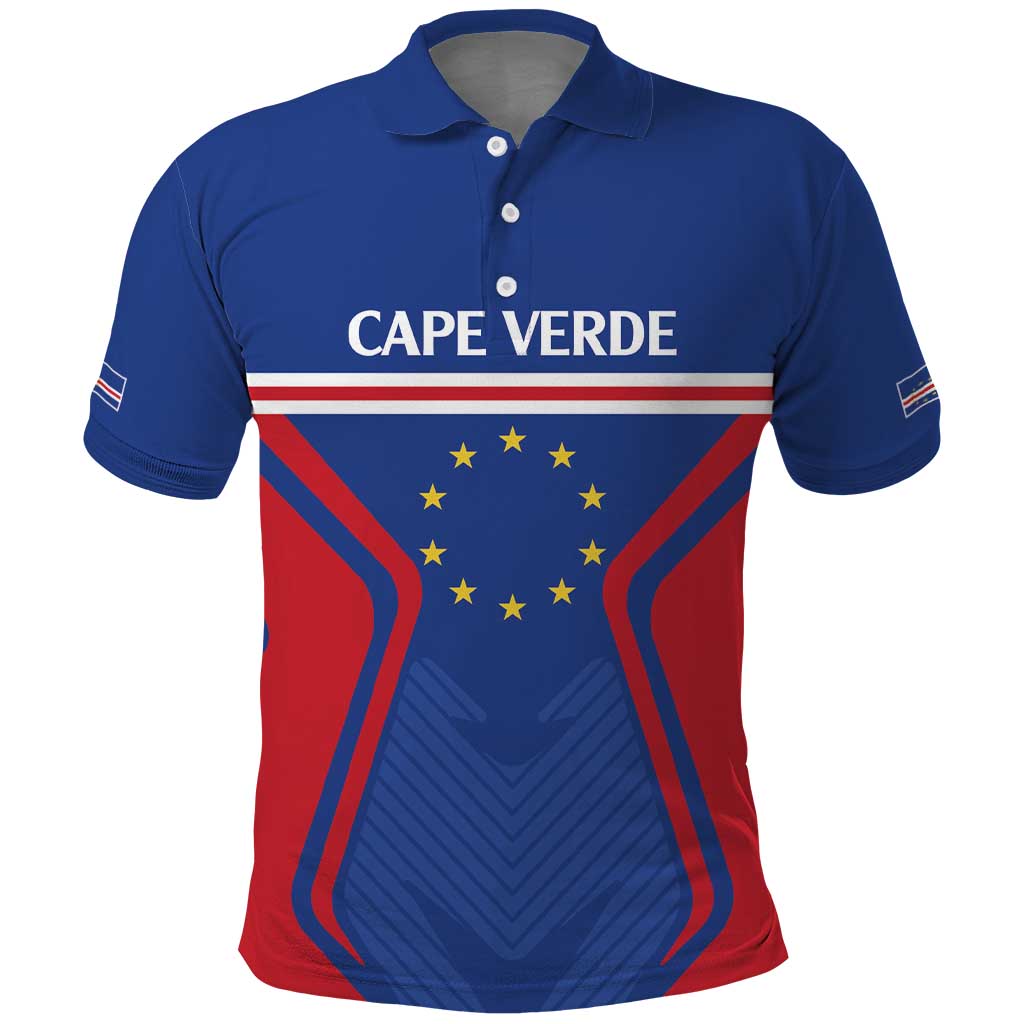 Custom Cape Verde Football Spirit Polo Shirt Est 1979 - African Pride
