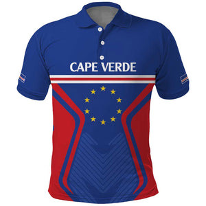 Custom Cape Verde Football Spirit Polo Shirt Est 1979 - African Pride