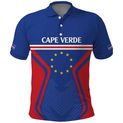 Custom Cape Verde Football Spirit Polo Shirt Est 1979 - African Pride