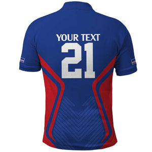Custom Cape Verde Football Spirit Polo Shirt Est 1979 - African Pride