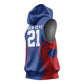 Custom Cape Verde Football Spirit Sleeveless Hoodie Est 1979 - African Pride