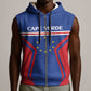 Custom Cape Verde Football Spirit Sleeveless Zip Hoodie Est 1979 - African Pride