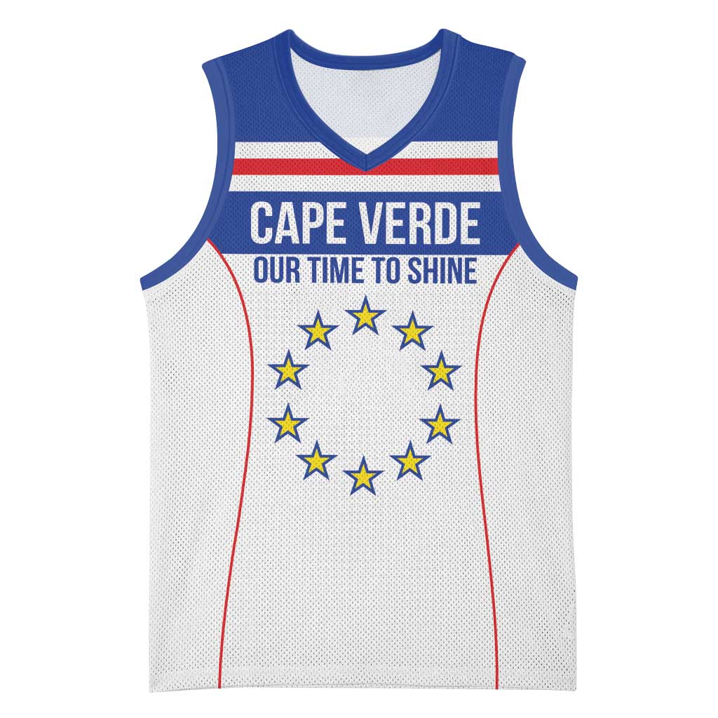 Custom Cape Verde Pride Basketball Jersey Blue Sharks Rising - African Pride