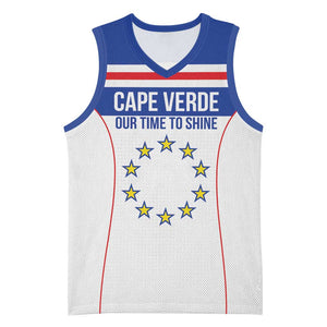 Custom Cape Verde Pride Basketball Jersey Blue Sharks Rising - African Pride