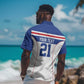 Custom Cape Verde Pride Hawaiian Shirt Blue Sharks Rising - African Pride