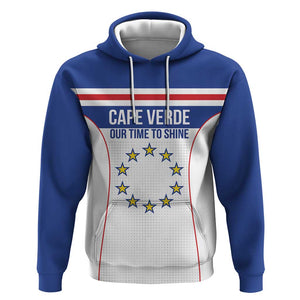 Custom Cape Verde Pride Hoodie Blue Sharks Rising - African Pride