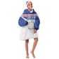 Custom Cape Verde Pride Kid Wearable Blanket Hoodie Blue Sharks Rising - African Pride