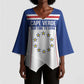 Custom Cape Verde Pride Kimono Sleeve Blouse Blue Sharks Rising