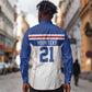 Custom Cape Verde Pride Long Sleeve Button Shirt Blue Sharks Rising - African Pride