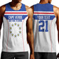 Custom Cape Verde Pride Men Tank Top Blue Sharks Rising - African Pride