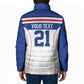 Custom Cape Verde Pride Padded Jacket Blue Sharks Rising