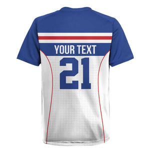 Custom Cape Verde Pride Rugby Jersey Blue Sharks Rising - African Pride