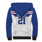 Custom Cape Verde Pride Sherpa Hoodie Blue Sharks Rising - African Pride