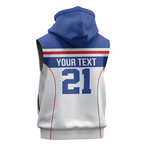 Custom Cape Verde Pride Sleeveless Zip Hoodie Blue Sharks Rising - African Pride