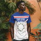 Custom Cape Verde Pride T shirt Blue Sharks Rising - African Pride