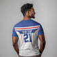 Custom Cape Verde Pride T shirt Blue Sharks Rising - African Pride