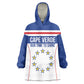 Custom Cape Verde Pride Wearable Blanket Hoodie Blue Sharks Rising - African Pride
