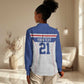 Custom Cape Verde Pride Women Casual Shirt Blue Sharks Rising - African Pride