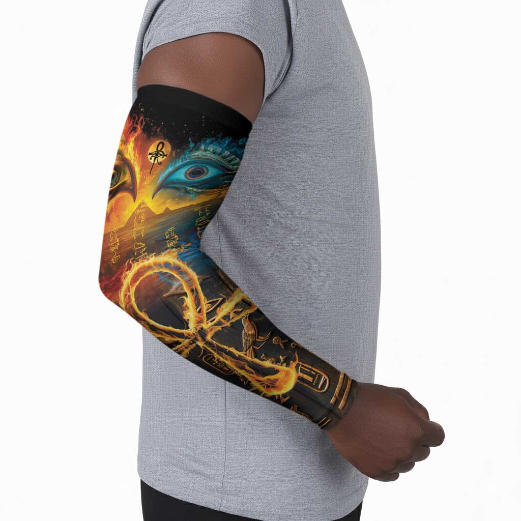 Eye of Ra and Eye of Horus Arm Sleeves Power and Magic Ancient Egyptian Mythology