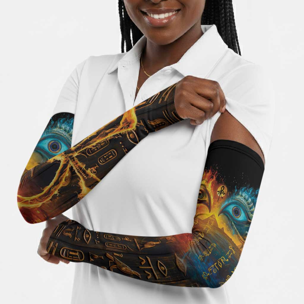 Eye of Ra and Eye of Horus Arm Sleeves Power and Magic Ancient Egyptian Mythology