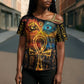 Eye of Ra and Eye of Horus Cross Shoulder Shirt Power and Magic Ancient Egyptian Mythology