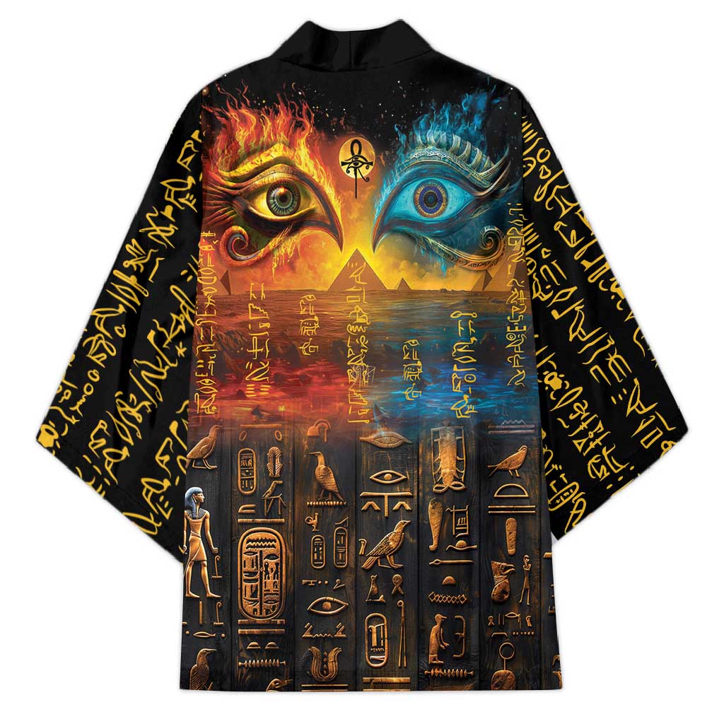 Eye of Ra and Eye of Horus Kimono Power and Magic Ancient Egyptian Mythology