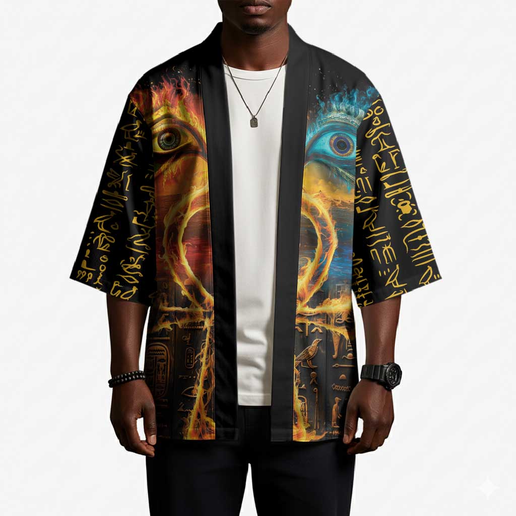 Eye of Ra and Eye of Horus Kimono Power and Magic Ancient Egyptian Mythology