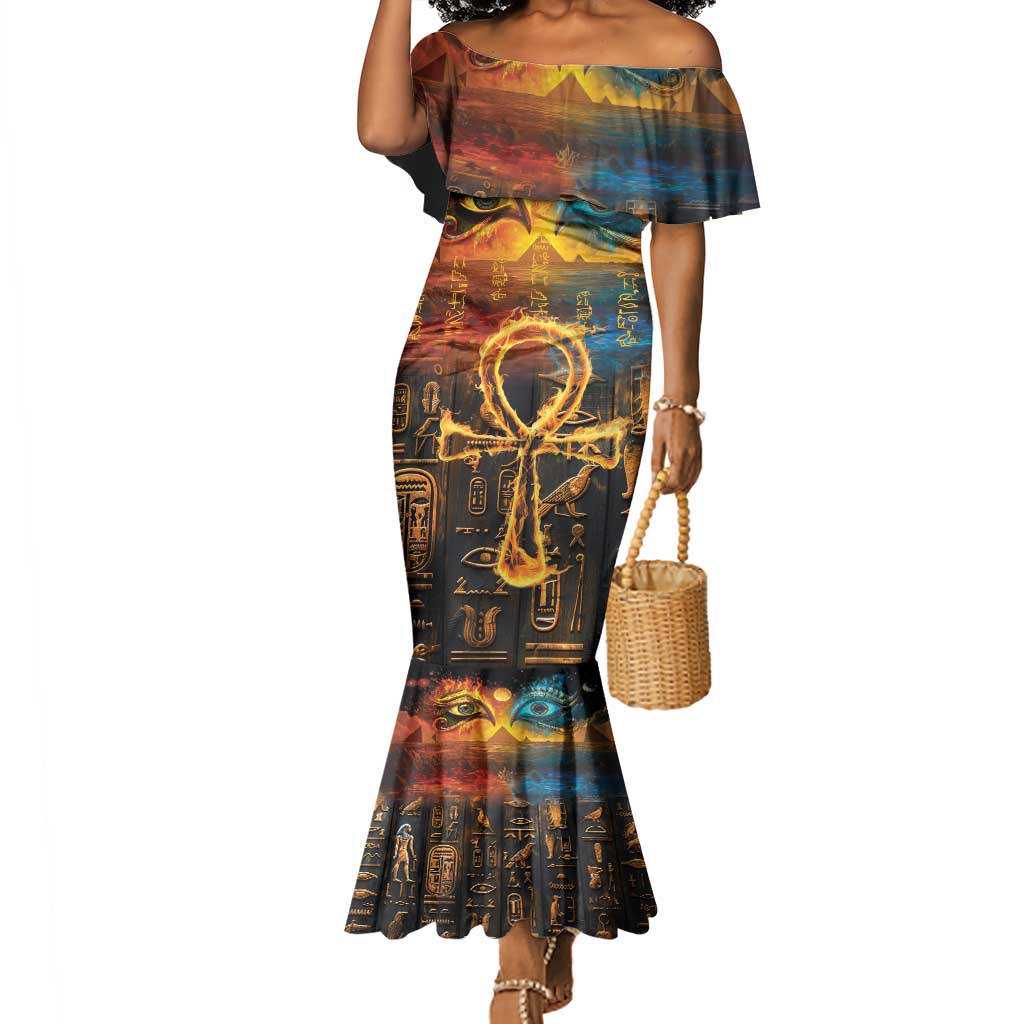 Eye of Ra and Eye of Horus Mermaid Dress Power and Magic Ancient Egyptian Mythology