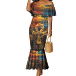 Eye of Ra and Eye of Horus Mermaid Dress Power and Magic Ancient Egyptian Mythology