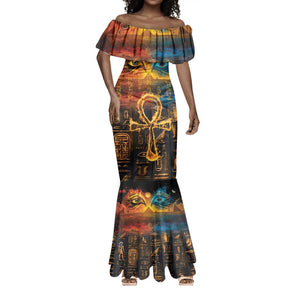 Eye of Ra and Eye of Horus Mermaid Dress Power and Magic Ancient Egyptian Mythology