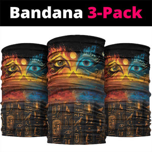 Eye of Ra and Eye of Horus Neck Gaiter Power and Magic Ancient Egyptian Mythology - African Pride