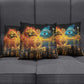 Eye of Ra and Eye of Horus Pillow Cover Power and Magic Ancient Egyptian Mythology