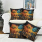 Eye of Ra and Eye of Horus Pillow Cover Power and Magic Ancient Egyptian Mythology