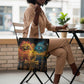 Eye of Ra and Eye of Horus Tote Bag Power and Magic Ancient Egyptian Mythology
