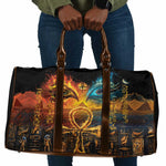 Eye of Ra and Eye of Horus Travel Bag Power and Magic Ancient Egyptian Mythology