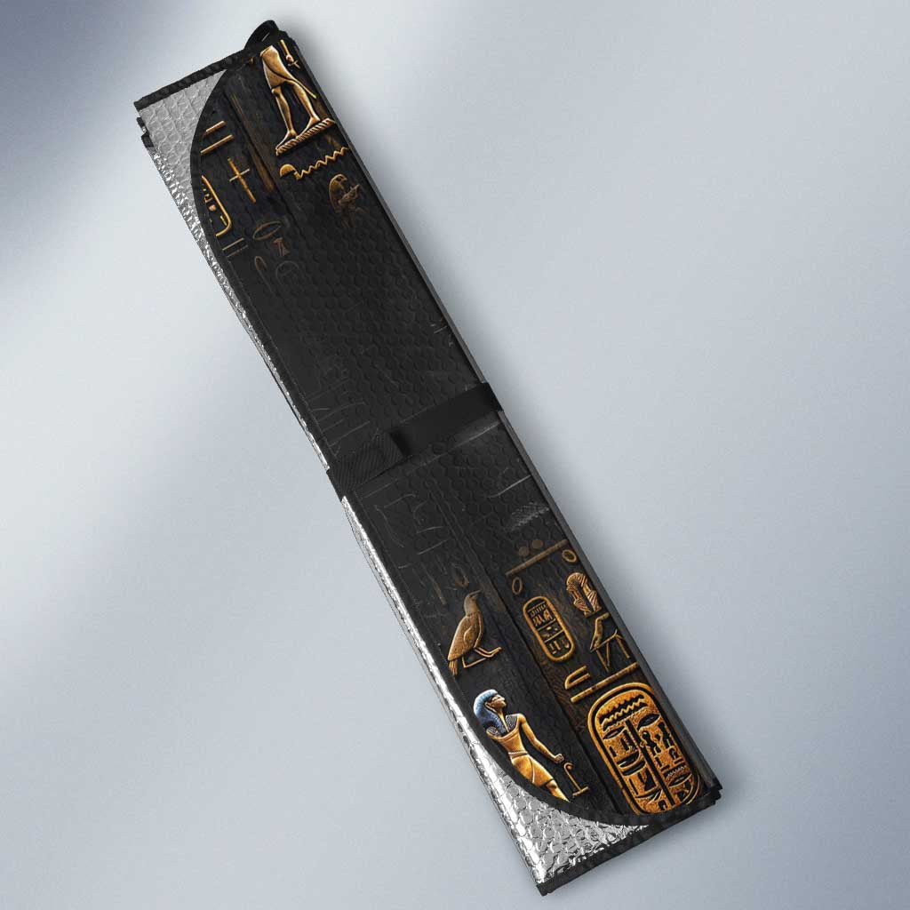 Mythical Anubis Auto Sun Shade The Egyptian God of Death