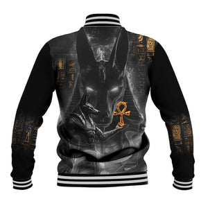 Mythical Anubis Baseball Jacket The Egyptian God of Death