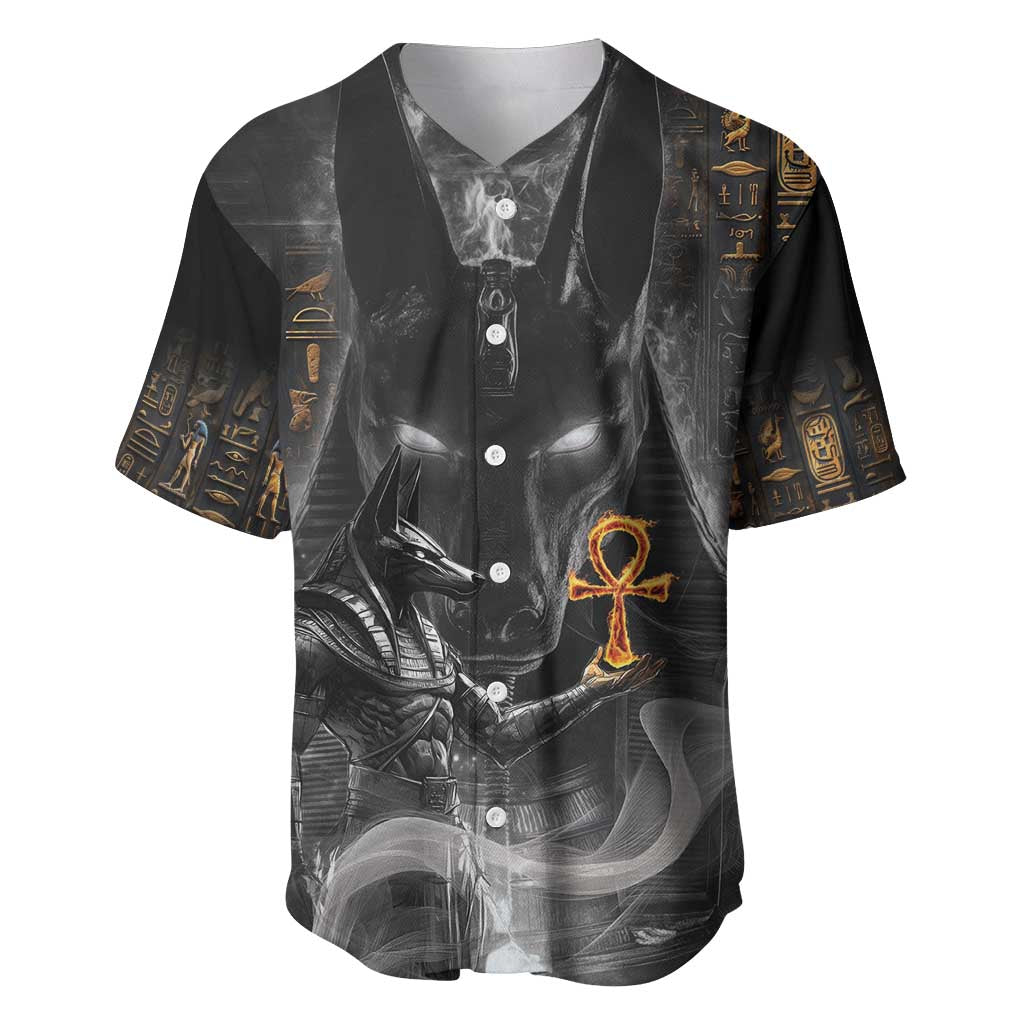 Mythical Anubis Baseball Jersey The Egyptian God of Death