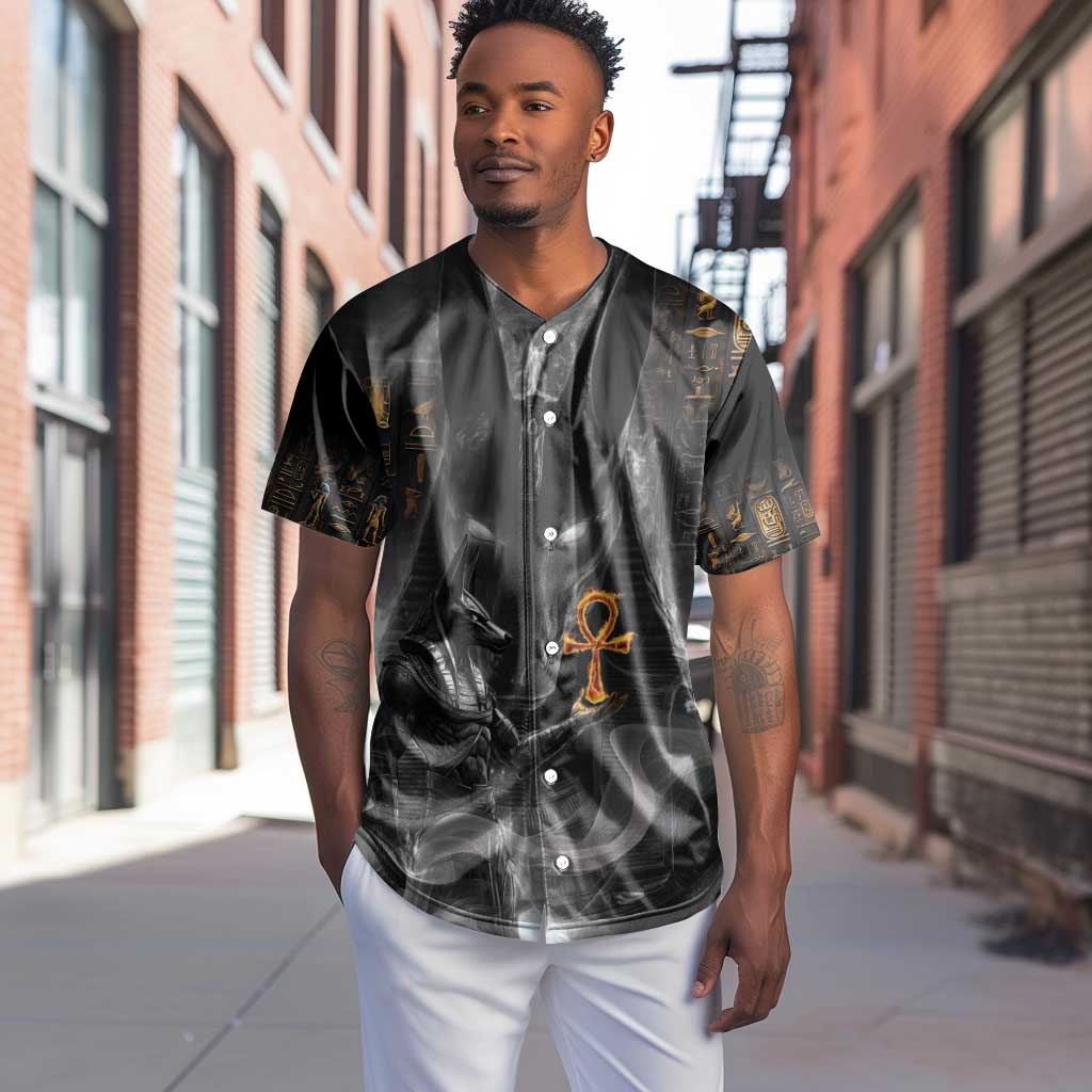 Mythical Anubis Baseball Jersey The Egyptian God of Death