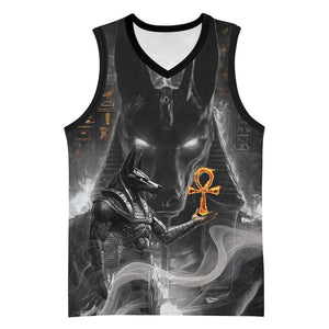 Mythical Anubis Basketball Jersey The Egyptian God of Death - African Pride