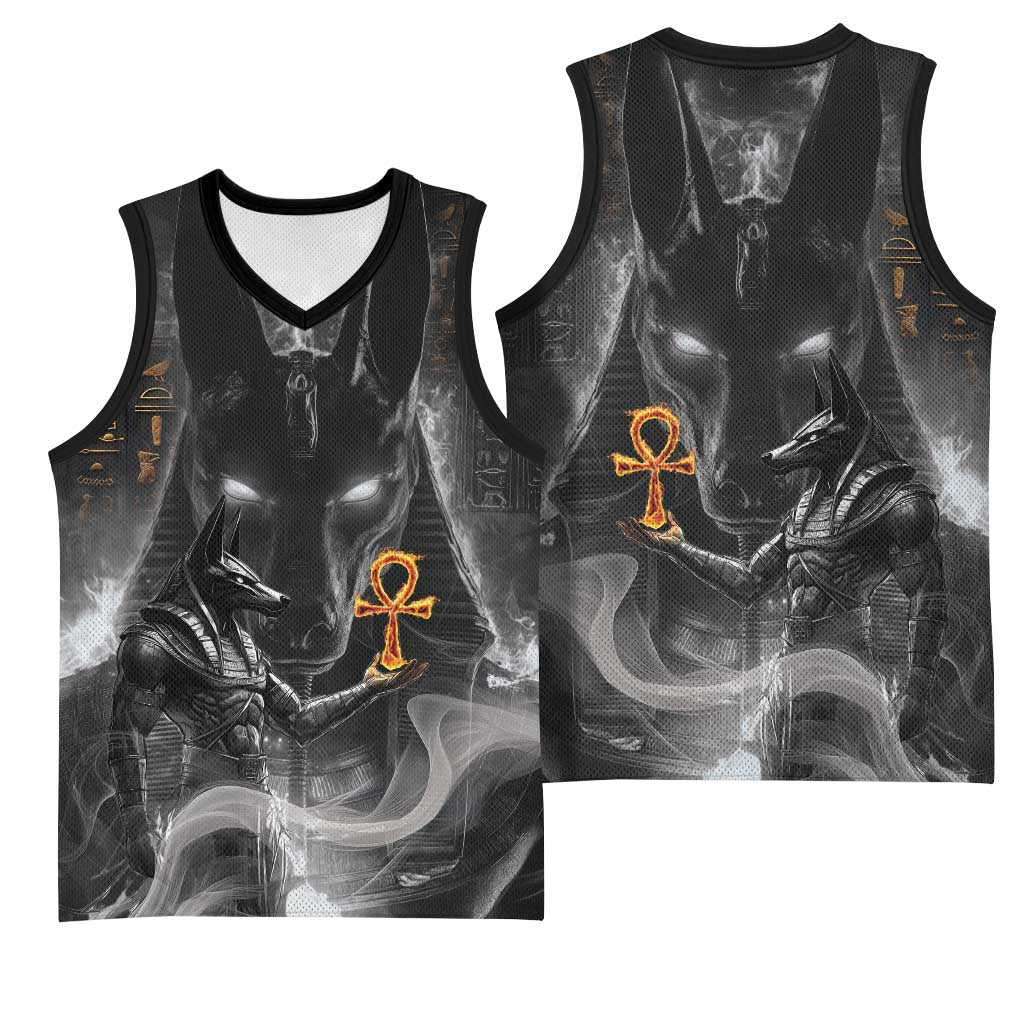 Mythical Anubis Basketball Jersey The Egyptian God of Death - African Pride