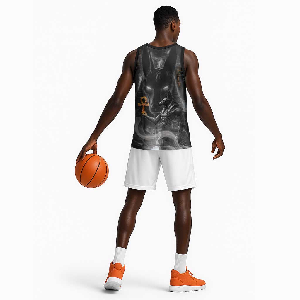 Mythical Anubis Basketball Jersey The Egyptian God of Death - African Pride