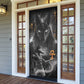 Mythical Anubis Door Cover The Egyptian God of Death