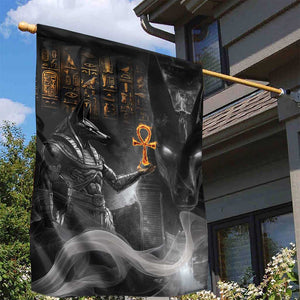 Mythical Anubis Garden Flag The Egyptian God of Death