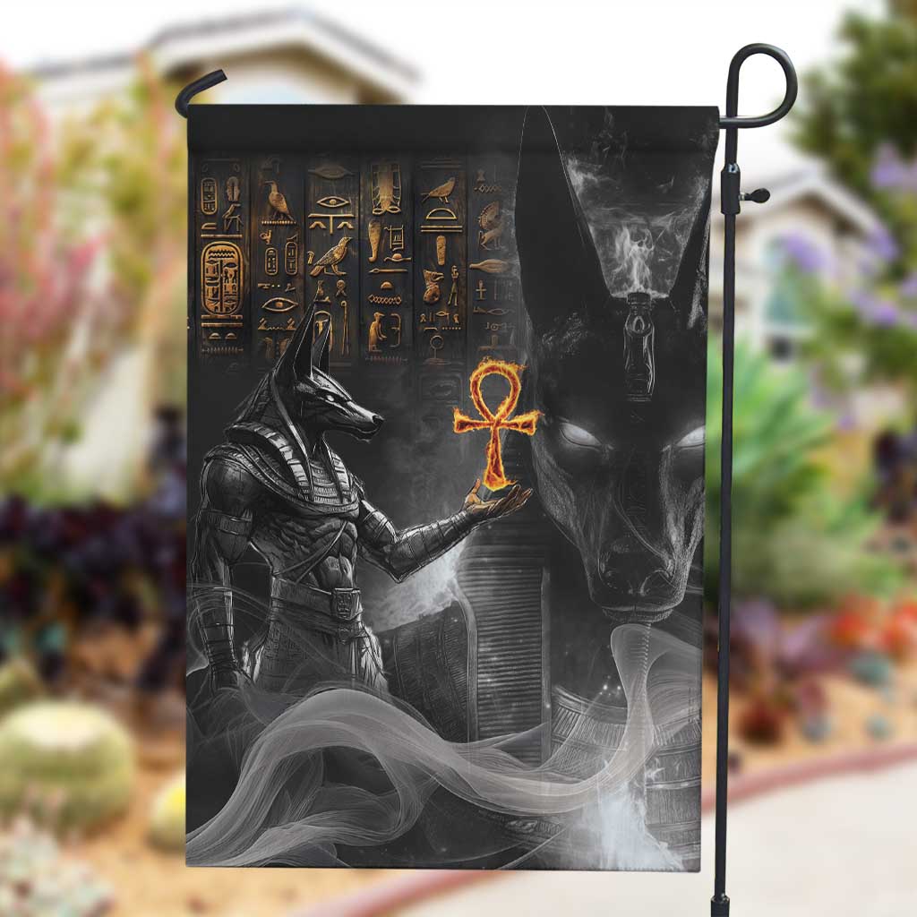 Mythical Anubis Garden Flag The Egyptian God of Death