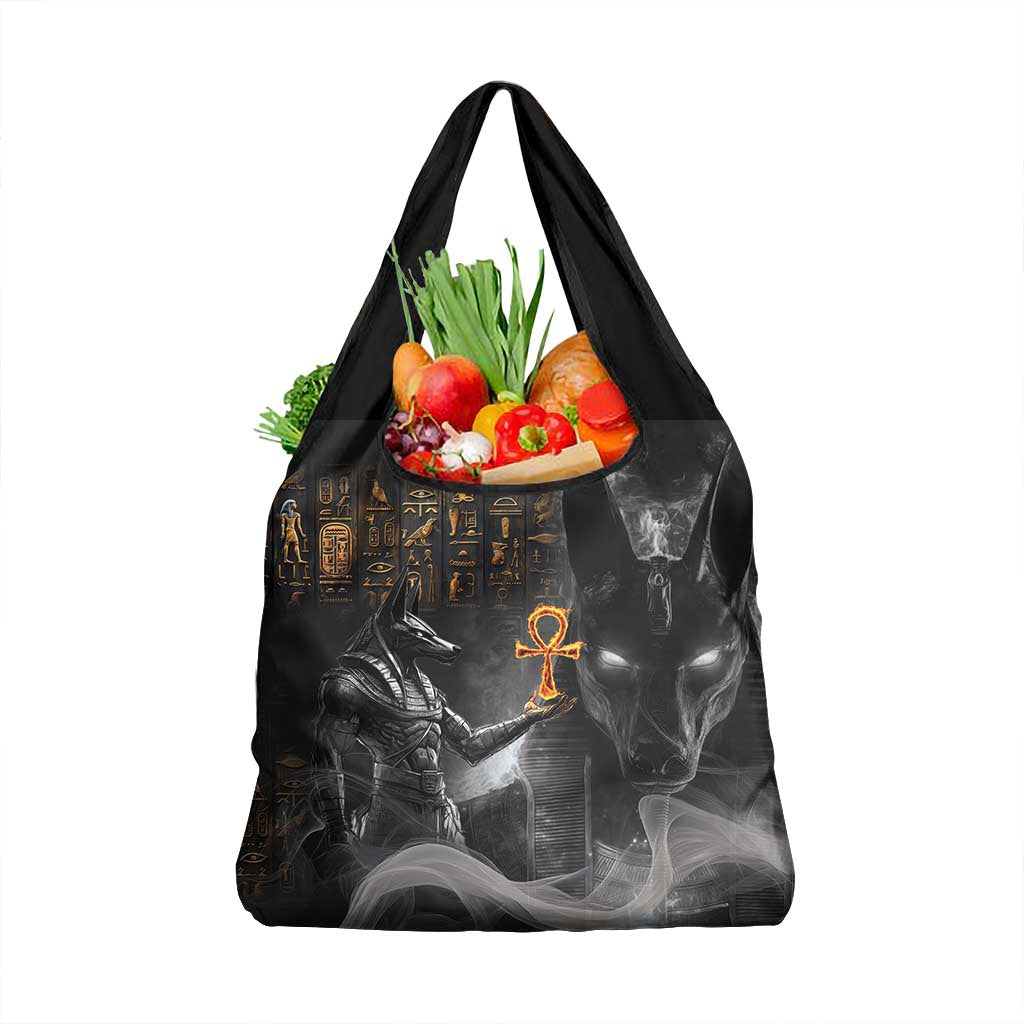 Mythical Anubis Grocery Bag The Egyptian God of Death