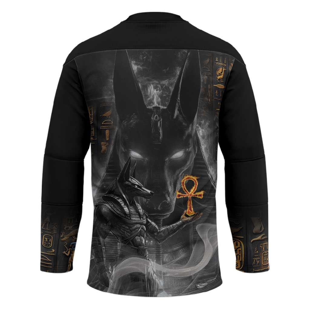 Mythical Anubis Hockey Jersey The Egyptian God of Death