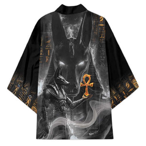 Mythical Anubis Kimono The Egyptian God of Death