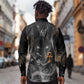 Mythical Anubis Long Sleeve Button Shirt The Egyptian God of Death