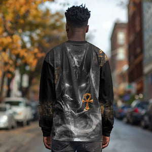 Mythical Anubis Long Sleeve Shirt The Egyptian God of Death